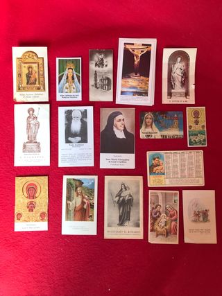 Lotto 15 Santini Sacri Religiosi