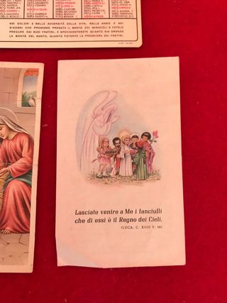 Lotto 15 Santini Sacri Religiosi