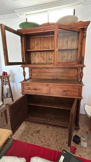 Vitrina Mueble Salón Rondeño Madera