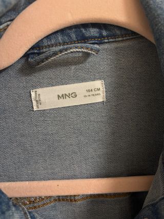 Chaqueta vaquera Mango azul