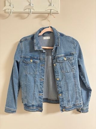 Chaqueta vaquera Mango azul