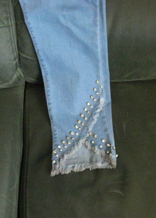 Calças Jeans Femininas com Brilhos