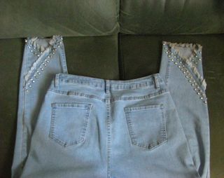 Calças Jeans Femininas com Brilhos