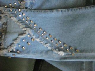 Calças Jeans Femininas com Brilhos