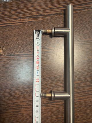 Tiradores de puerta H acero inoxidable