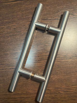 Tiradores de puerta H acero inoxidable