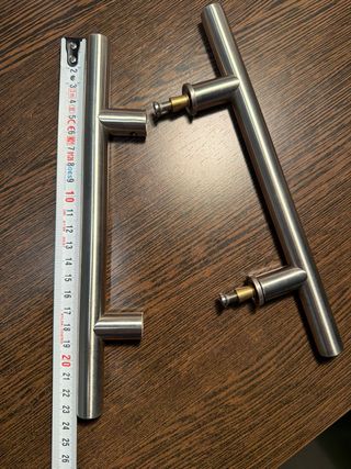 Tiradores de puerta H acero inoxidable