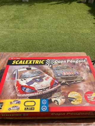 Scalextric Copa Peugeot Completo con coches