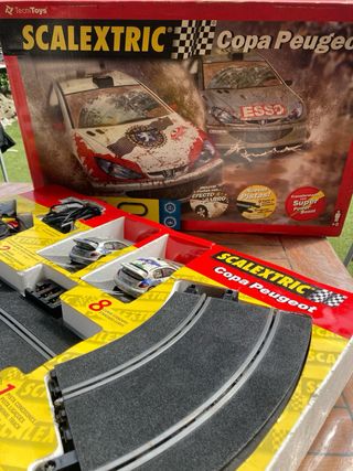Scalextric Copa Peugeot Completo con coches