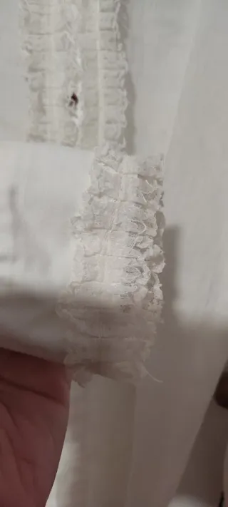 Camisa Flamenca Gitana Blanca