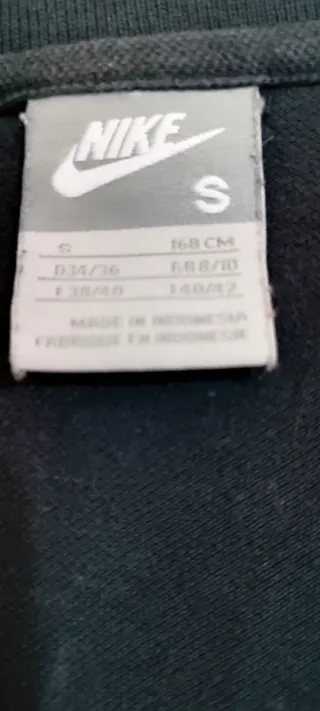 Polo Nike bambina nero taglia S