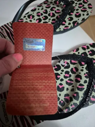 Havaianas Infradito Stampa Animalier Rosa Nero