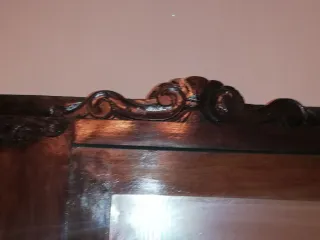 Armario Vintage Madera con Espejo