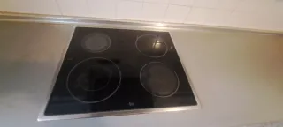 Conjunto Muebles de cocina blancos y grises