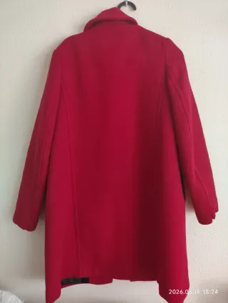 Abrigo Mango Rojo