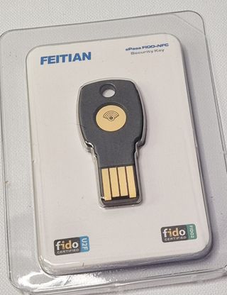 Llave Seguridad FEITIAN FIDO2 NFC USB-C