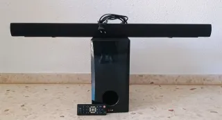 Barra de Sonido LG Negra con Subwoofer