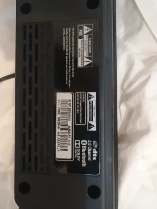 Barra de Sonido LG Negra con Subwoofer