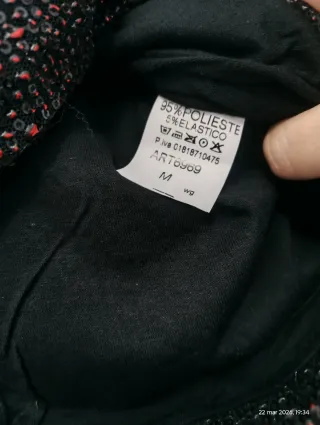 Falda corta lentejuelas