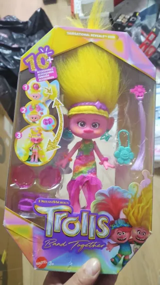 Muñeca Trolls Band Together con Accesorios