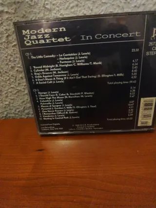 2CD Modern Jazz Quartet In Concert