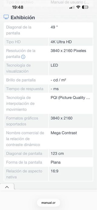 Samsung TV UHD 4K 49 Serie 6 MU6105