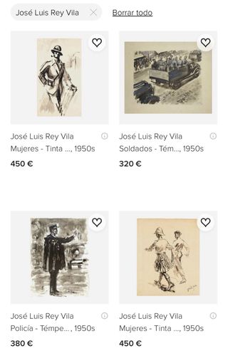 Acuarelas de José Luís Rey Vila, SIM.