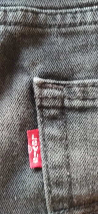 Levi's 511 Vaqueros Cortos Negros W31