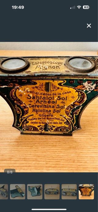 STEREO  VISOR ESTEREOSCÓPICO IMPERIAL 1900-1920