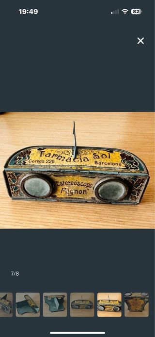 STEREO  VISOR ESTEREOSCÓPICO IMPERIAL 1900-1920