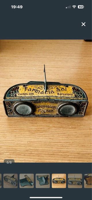 STEREO  VISOR ESTEREOSCÓPICO IMPERIAL 1900-1920