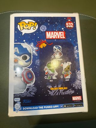 Funko Pop Marvel 532 Cap Snowman