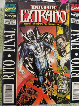 3 grapas SANGRE Y TRUENOS  3 grapas DOCTOR EXTRAÑO