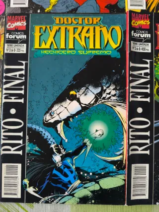 3 grapas SANGRE Y TRUENOS  3 grapas DOCTOR EXTRAÑO