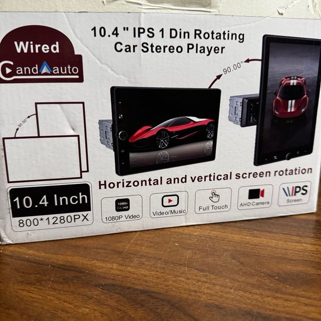 Schermo radio rotante