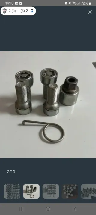 Se vende tornillos antirrobo VW GOLF MK7 AUDI SEAT