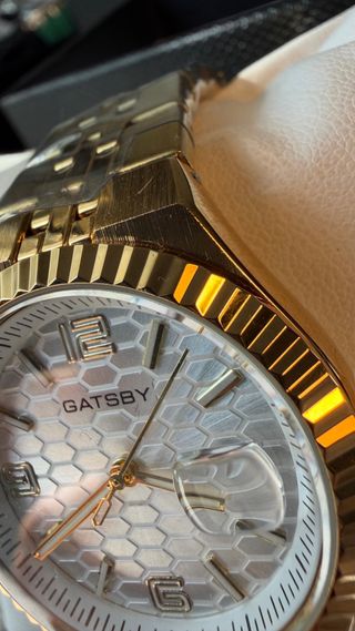 Reloj Gatsby Lujo Dorado Nuevo