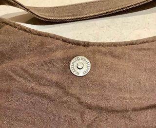 Bolso redondo Skunkfunk / SKFK marrón y naranja.