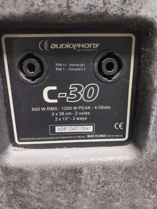 Altavoces Audiophony Negros