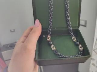 Collana perle e ematite