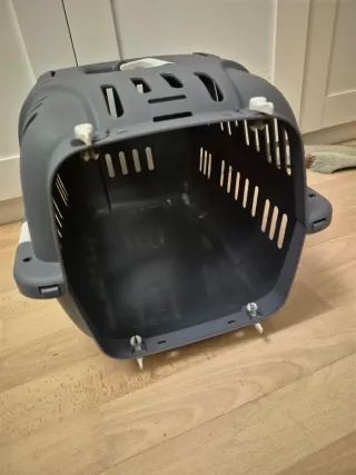 Transportín perro/gato gris