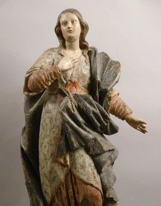 Talla de Virgen Inmaculada s.XVIII. Madera