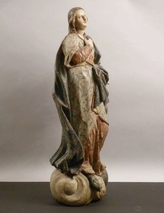 Talla de Virgen Inmaculada s.XVIII. Madera