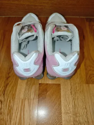 Nike Shox Rosa/Plateado