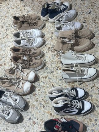 Lote de zapatillas deportivas 11 pares 80€ lote