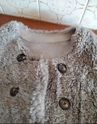 Cappottino Lana Grigio Donna Tg S