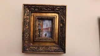 Quadri in Miniatura ad Olio Vintage (unità)
