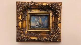 Quadri in Miniatura ad Olio Vintage (unità)