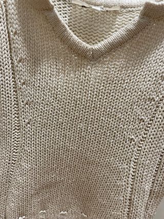 Top punto Caramelo beige talla S