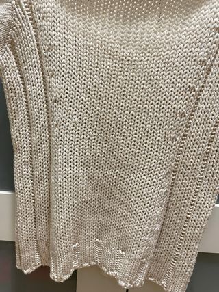 Top punto Caramelo beige talla S
